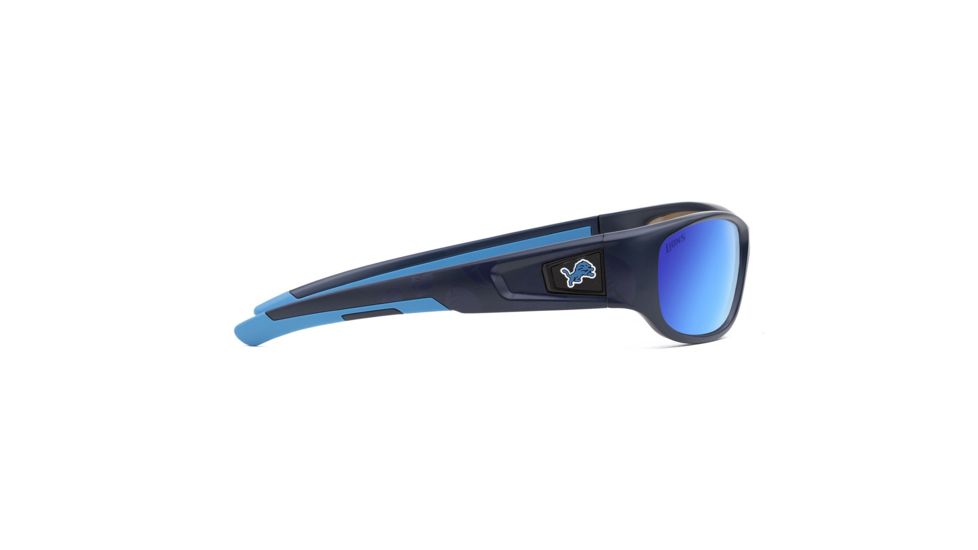 NFL Zone Detroit Lions Single Vision Prescription Sunglasses, Matte Dark Blue Frame, 655975T11SV