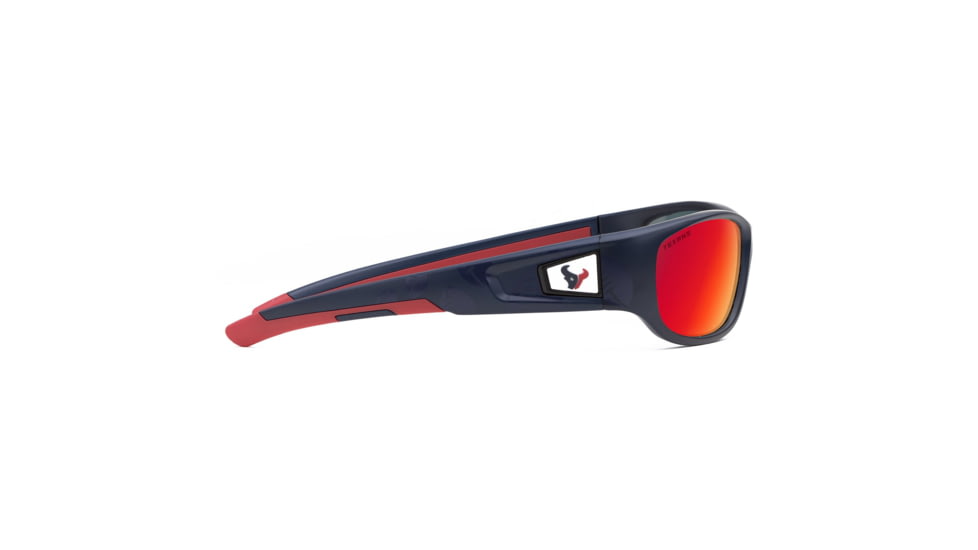 NFL Zone Houston Texans Single Vision Prescription Sunglasses, Matte Dark Blue Frame, 655975T13SV
