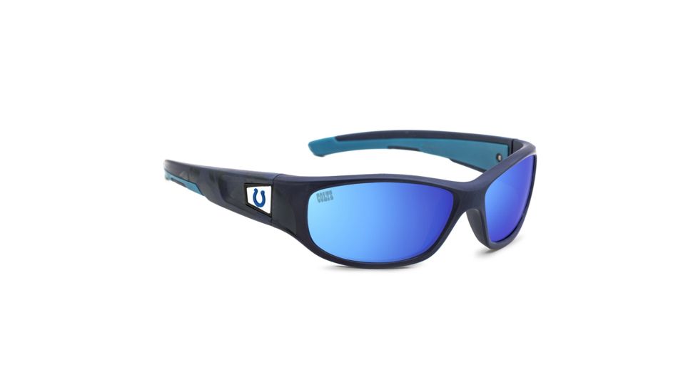 NFL Zone Indianapolis Colts Single Vision Prescription Sunglasses, Matte Dark Blue Frame, 655975T14SV