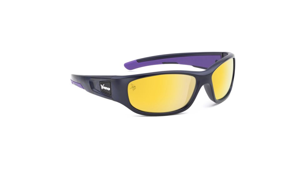 NFL Zone Minnesota Vikings Single Vision Prescription Sunglasses, Matte Dark Blue Frame, 655975T18SV