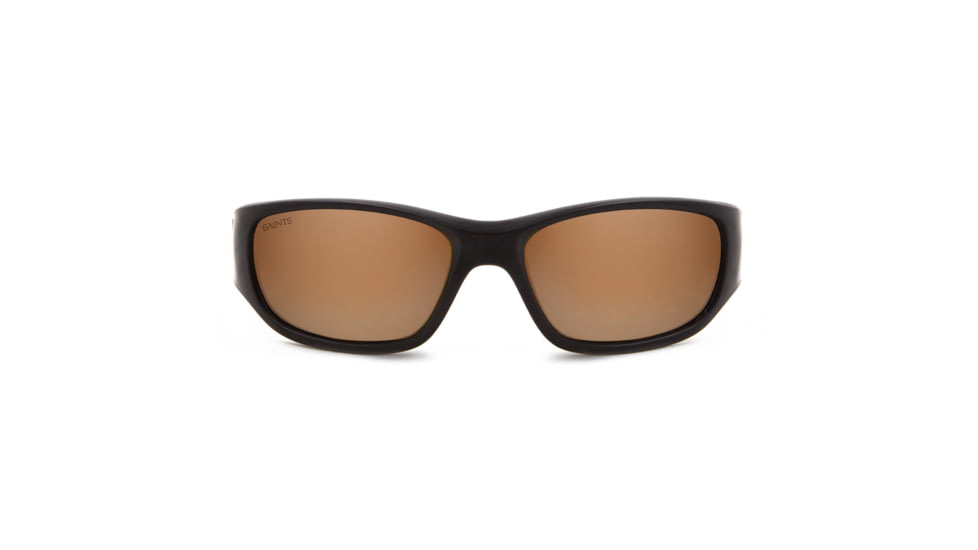 NFL Zone New Orleans Saints Single Vision Prescription Sunglasses, Matte Black Frame, 655975T20SV