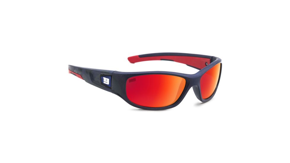 NFL Zone New York Giants Single Vision Prescription Sunglasses, Matte Dark Blue Frame, 655975T21SV