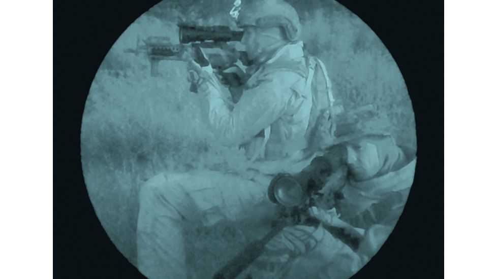 NG PVS7 QS Gen 2Plus Night Vision Goggles Quick Silver White Phosphor, Black NGPVS72QS