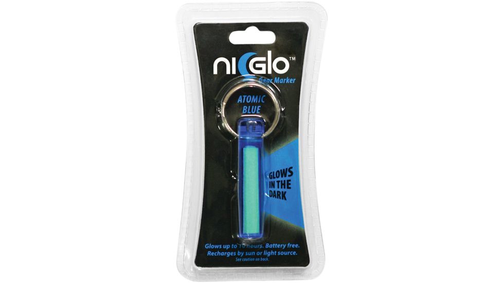 Ni-Glo Solar Gear Marker Atomic Blue Fixed Blade Knife, Handle NG91505