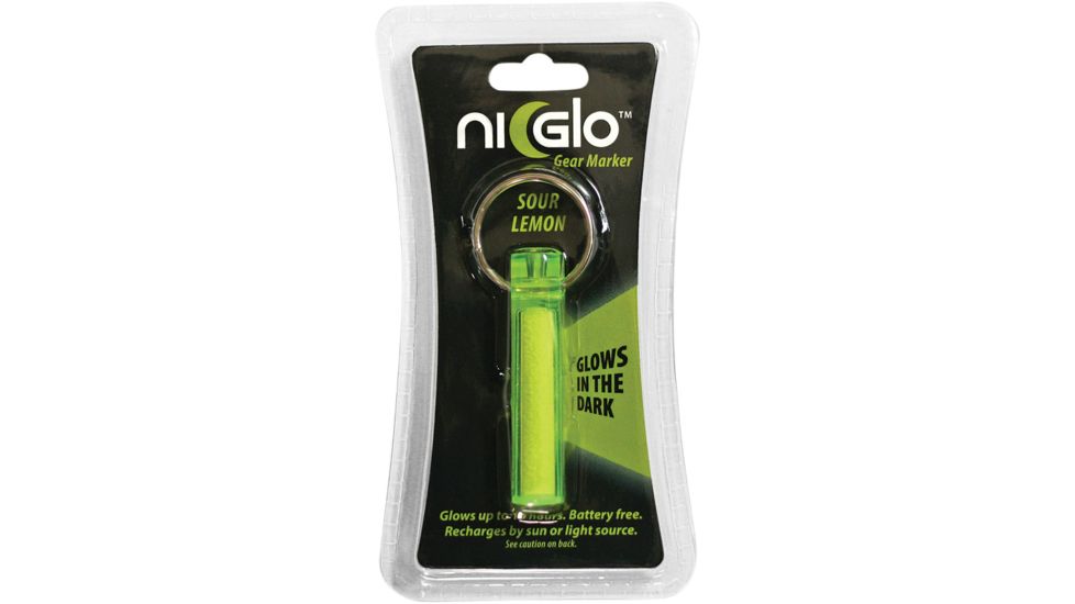 Ni-Glo Solar Gear Marker Sour Lemon Fixed Blade Knife, Handle NG91504