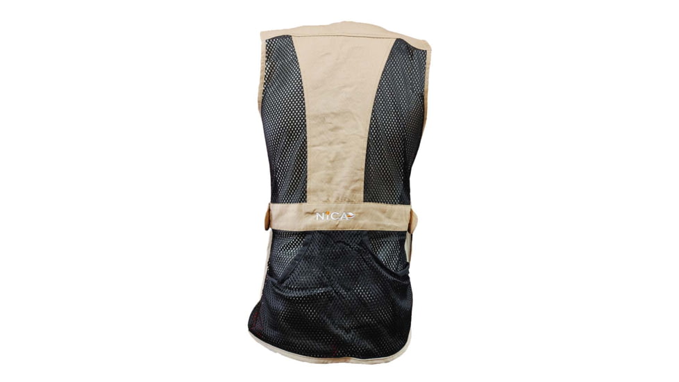 NICA Shooting Ambi Vest, Khaki, Extra Large, VNI501-KHA-XL