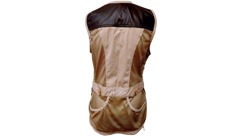 NICA Shooting Design 6 Right Handed Vest - Womens, Khaki, Large, VNI504-KHA-RH-L