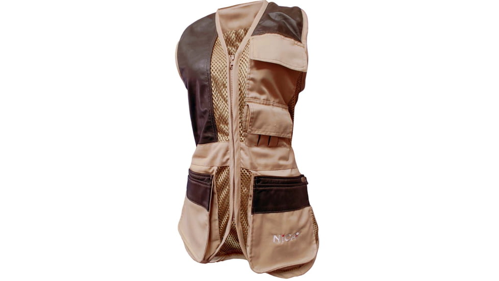 NICA Shooting Design 6 Right Handed Vest - Womens, Khaki, Large, VNI504-KHA-RH-L