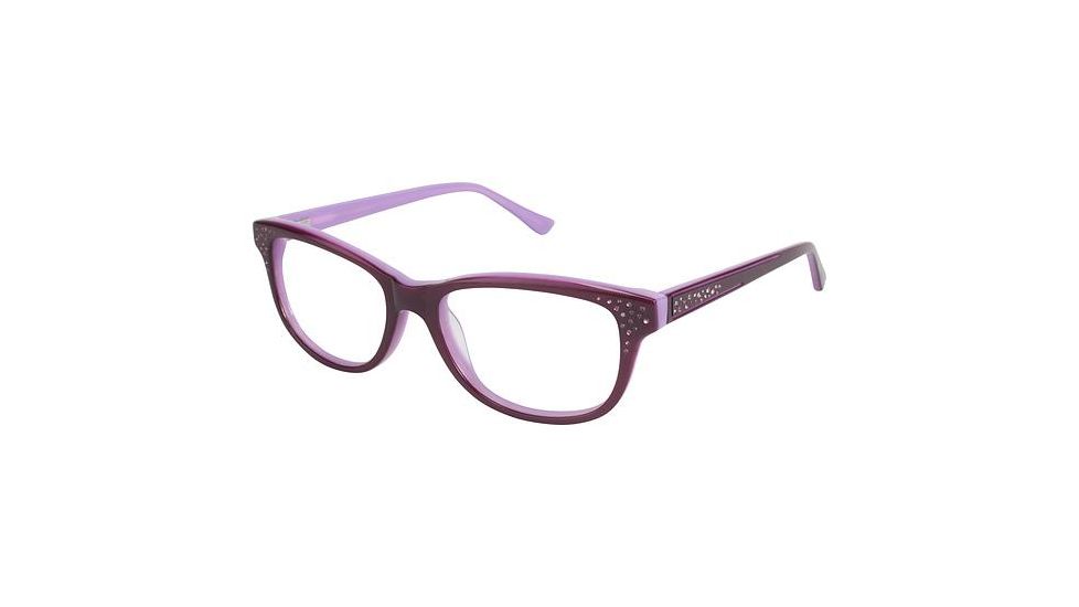 Nicole Miller Bijou Eyeglass Frames - Frame PURPLE / ORCHID, Size 51/16mm NMBIJOU03