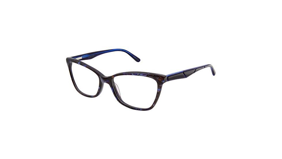 Nicole Miller Carmer Bifocal Prescription Eyeglasses - Frame Navy Marble, Size 53/16mm NMCARMER03