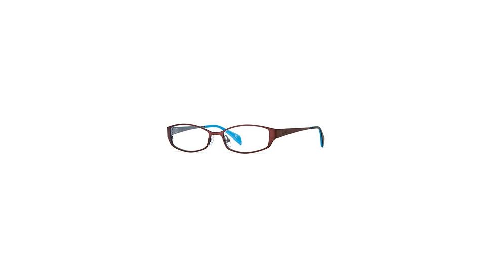 Nicole Miller Collection NL Double Vision SENL DOUB00 Eyeglass Frames - Port SENL DOUB005135 BUR