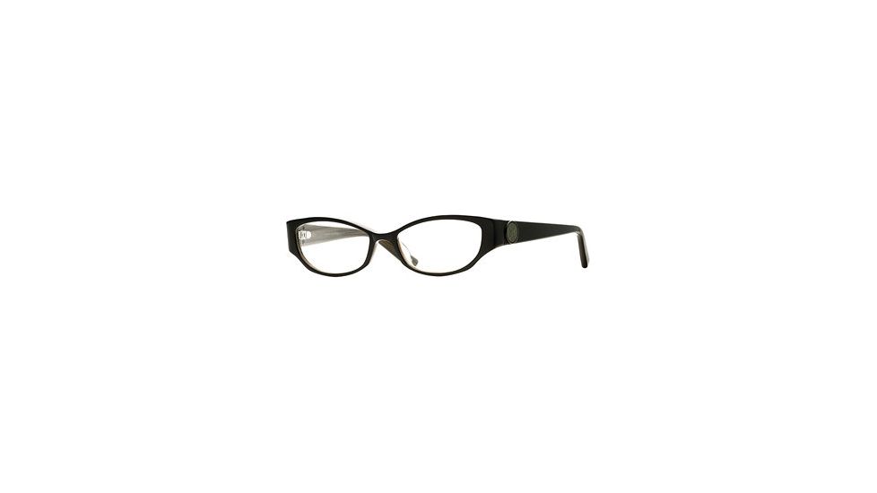 Nicole Miller Collection NL Eclair SENL ECLA00 Single Vision Prescription Eyewear - Black Palm SENL ECLA005130 BK