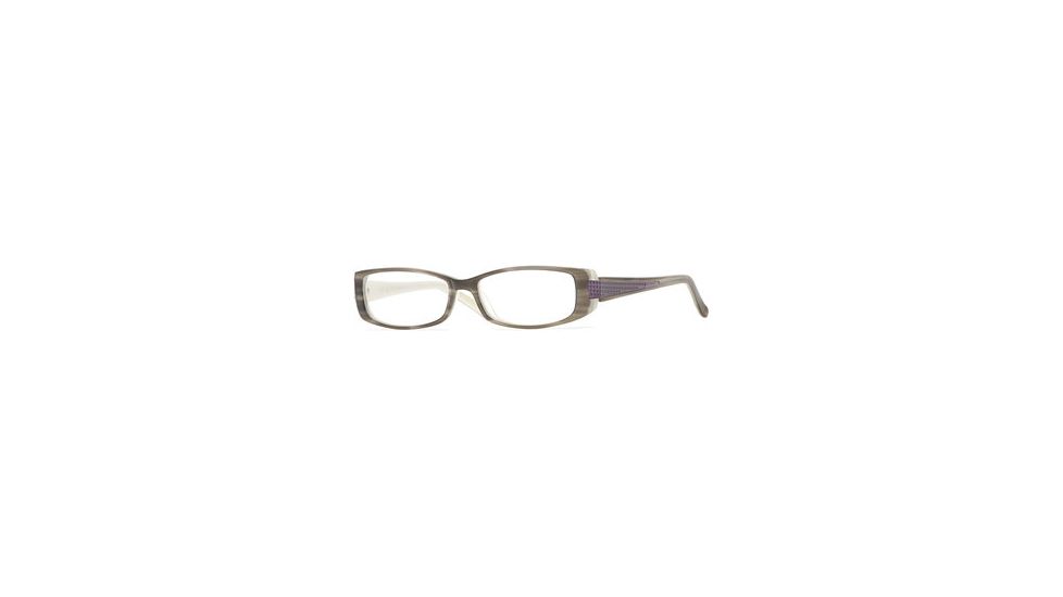 Nicole Miller Collection NL Merci SENL MERC00 Single Vision Prescription Eyewear - Oyster SENL MERC005030 GY