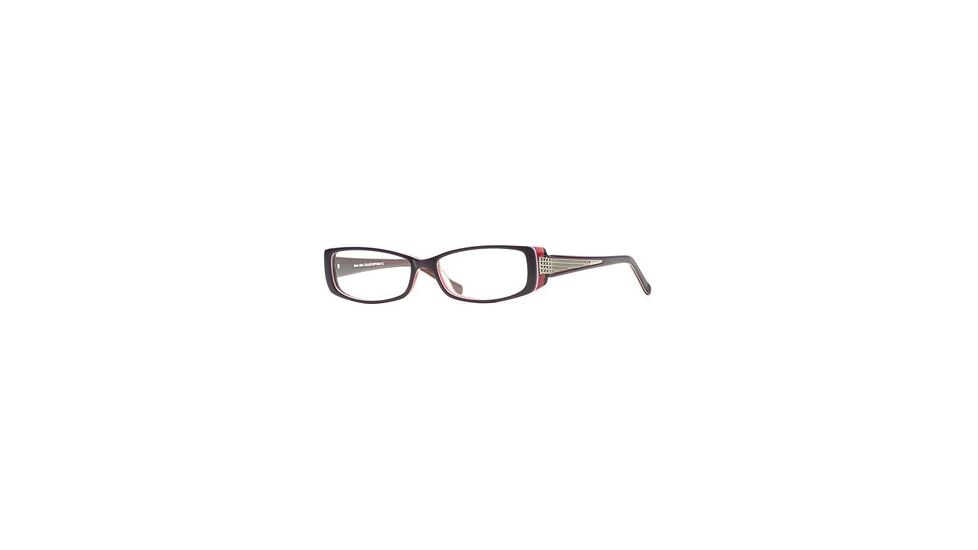 Nicole Miller Collection NL Merci SENL MERC00 Single Vision Prescription Eyewear - Violet Creme SENL MERC005030 PU