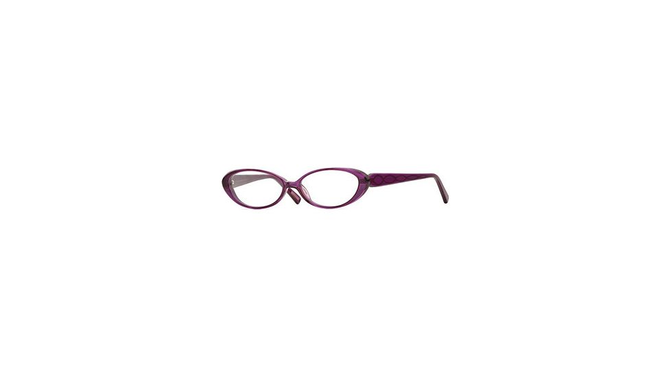 Nicole Miller Collection NL Motif SENL MOTI00 Bifocal Prescription Eyeglasses - Aubergine SENL MOTI005030 PU