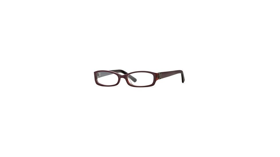 Nicole Miller Collection NL Wine Not SENL WINE00 Progressive Prescription Eyeglasses - Blackberry SENL WINE005040 BK