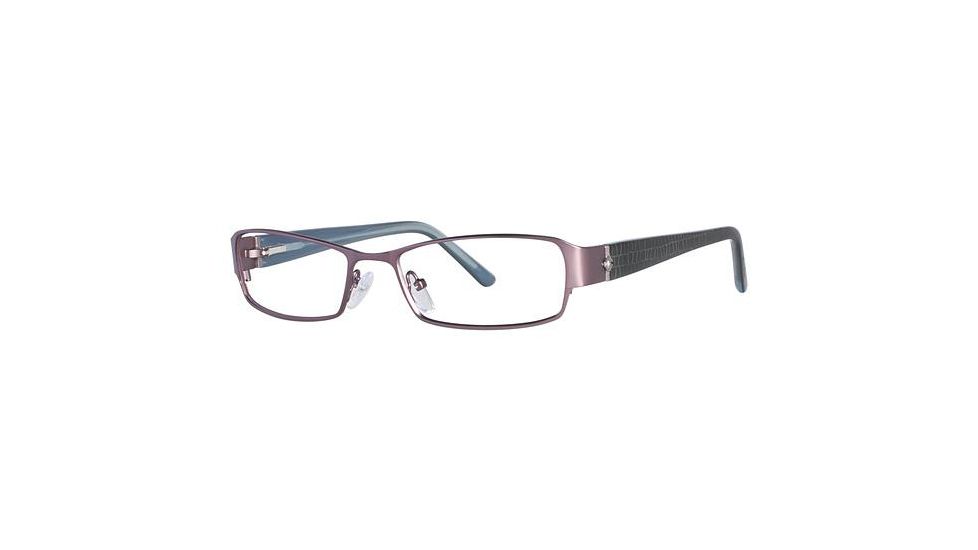 Nicole Miller Cornelia Bifocal Prescription Eyeglasses - Frame Matte Light Purple/Navy, Size 53/17mm NMCORNELIA03