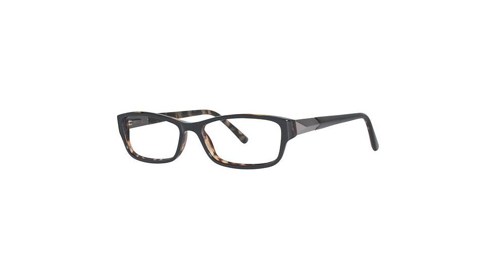 Nicole Miller Crosby Eyeglass Frames - Frame Black, Size 55/15mm NMCROSBY01