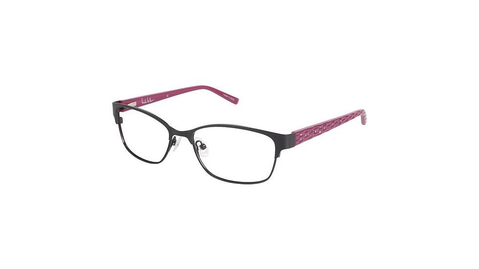 Nicole Miller Esme Bifocal Prescription Eyeglasses - Frame MATTE BLACK, Size 53/16mm NMESME01