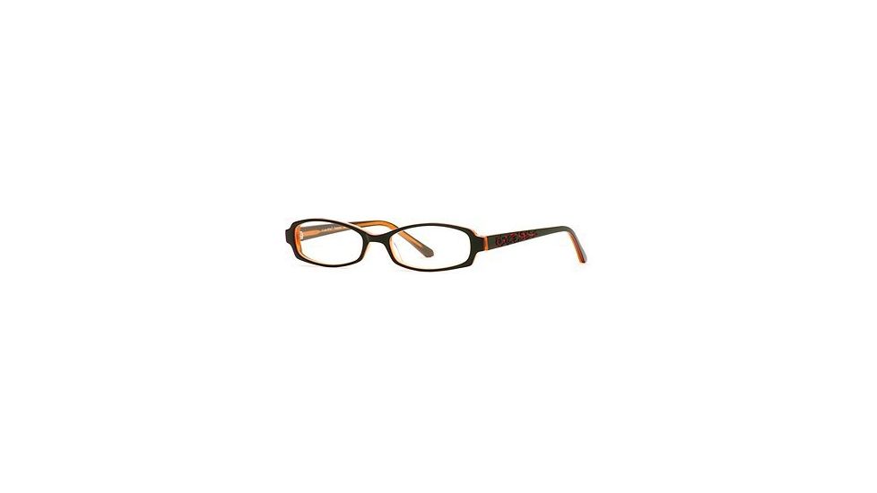 Nicole Miller Flamenco SENM FLAM00 Eyeglass Frames - Black Rose SENM FLAM005240 BK