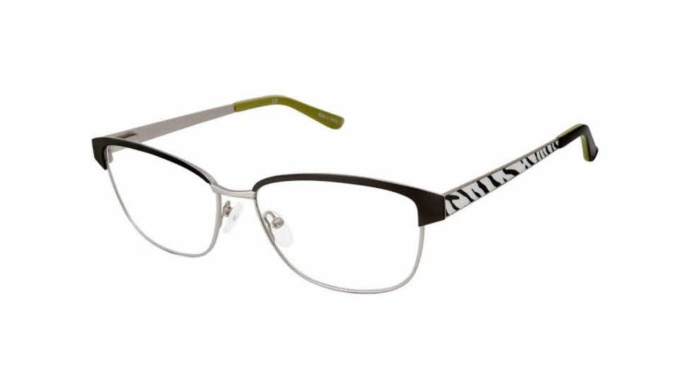 Nicole Miller Foster Bifocal Prescription Eyeglasses - Frame Matte Black, Size 56/15mm NMFOSTER01