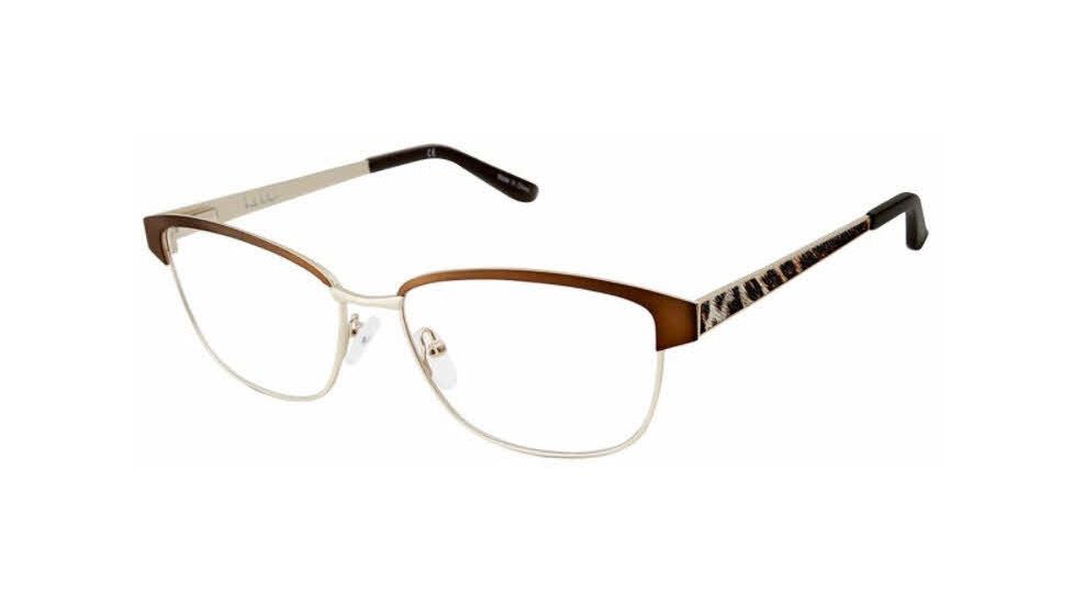 Nicole Miller Foster Bifocal Prescription Eyeglasses - Frame Matte Brown, Size 56/15mm NMFOSTER02