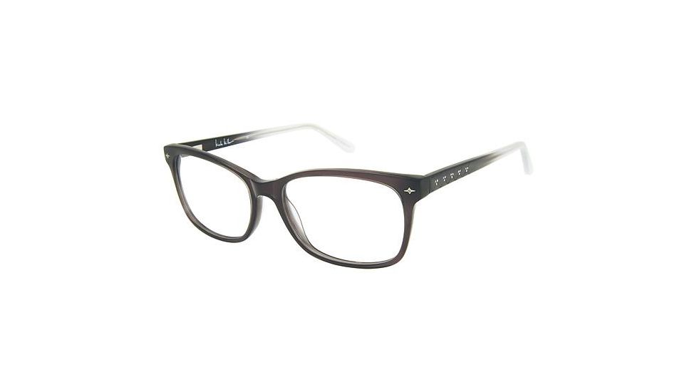 Nicole Miller Jaida Bifocal Prescription Eyeglasses - Frame BLACK, Size 57/17mm NMJAIDA01