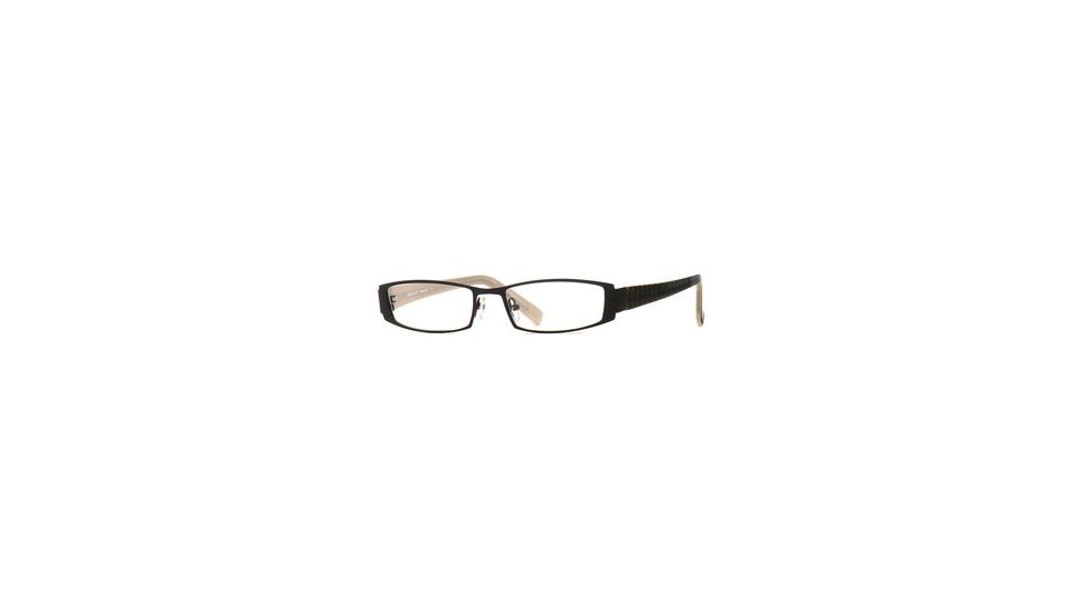 Nicole Miller Metropolis SENM METS00 Progressive Prescription Eyeglasses - Black Ivory SENM METS005240 BK
