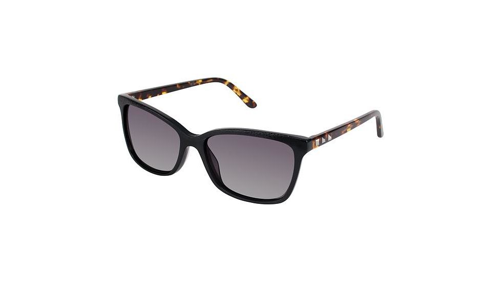 Nicole Miller Nassau Bifocal Prescription Sunglasses NMNASSAU01 - Frame Color Black /bluebird