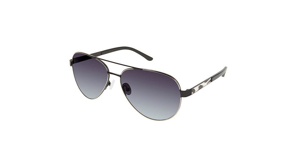 Nicole Miller Strand Bifocal Prescription Sunglasses NMSTRAND03 - Frame Color Black Gunmetal