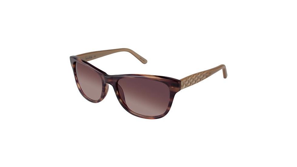 Nicole Miller Sutton Progressive Prescription Sunglasses NMSUTTON01 - Frame Color Brown / Horn