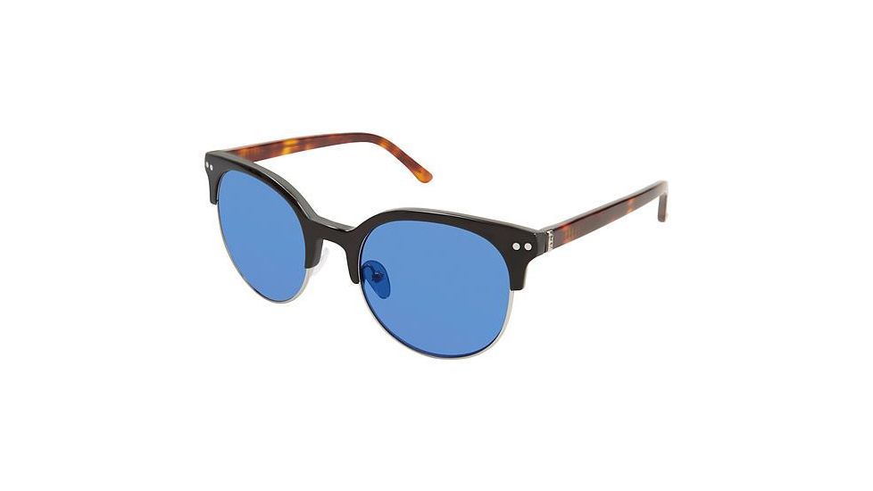 Nicole Miller Sylvan Bifocal Prescription Sunglasses NMSYLVAN01 - Frame Color Black Tortoise