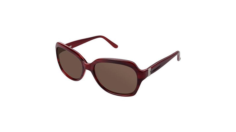Nicole Miller Vanderbilt Progressive Prescription Sunglasses NMVANDERBILT02 - Frame Color Burgundy