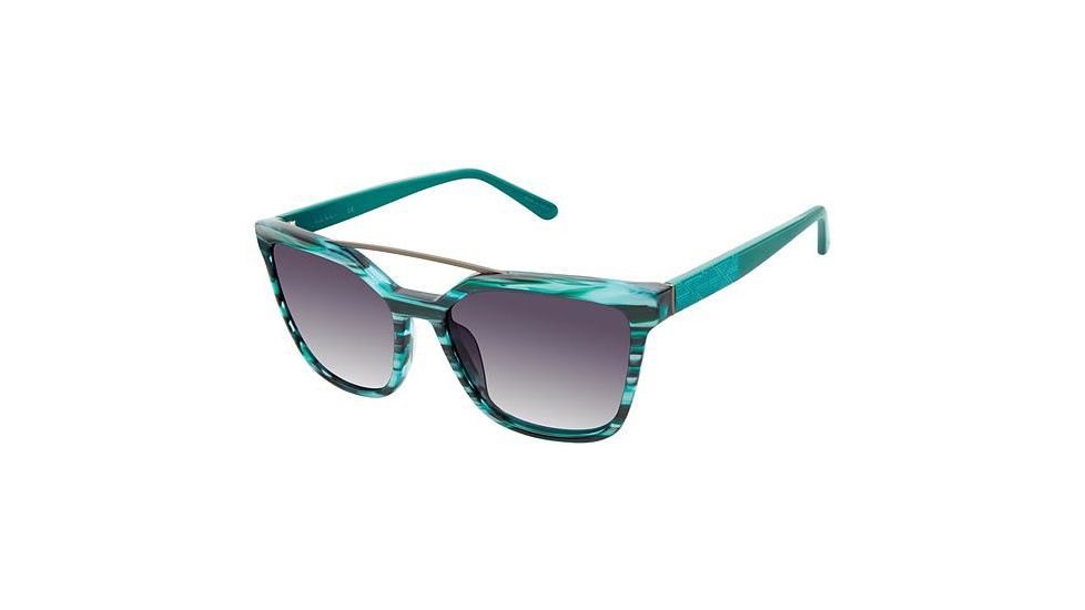 Nicole Miller West Prescription Sunglasses NMWEST03 - Frame Color Teal