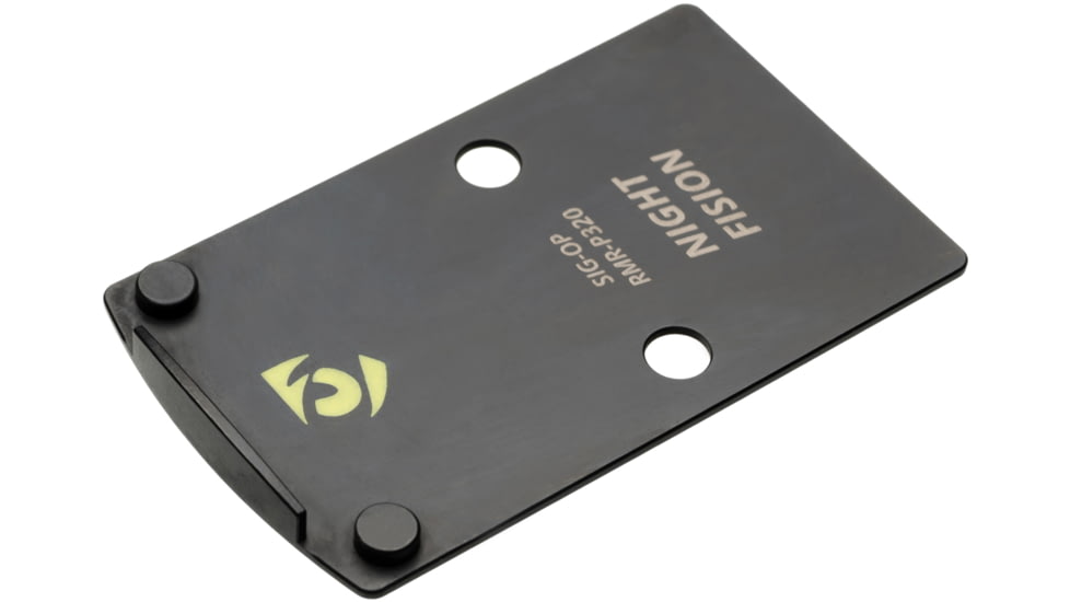 Night Fision 507c/RMR to Sig P320 Optic Mounting Plate, Black, SIG-OP-RMR-P320