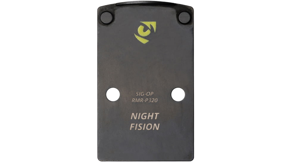 Night Fision 507c/RMR to Sig P320 Optic Mounting Plate, Black, SIG-OP-RMR-P320