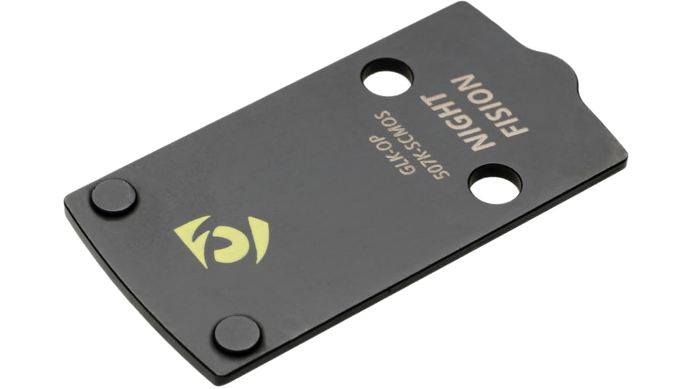 Night Fision Holosun 507k/407k Adaptor Plate, Glock Mos, Black, GLK-OP-507k-SCMOS