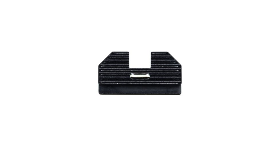 Night Fision Costa Ludus Night Sight Set, Glock 42/43/43x, Yellow Front, Horizontal Tritium Bar Rear, Black, GLK-003-010-YGXG