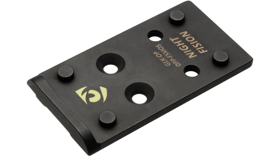 Night Fision Delta Point Pro to Glock Full Size MOS Optic Mounting Plate, Black, GLK-OP-DPP-FSMOS