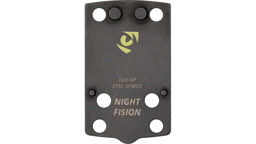 Night Fision Holosun EPS Carry Adapter Plate, Glock Mos, Black, GLK-OP-EPSC-SCMOS