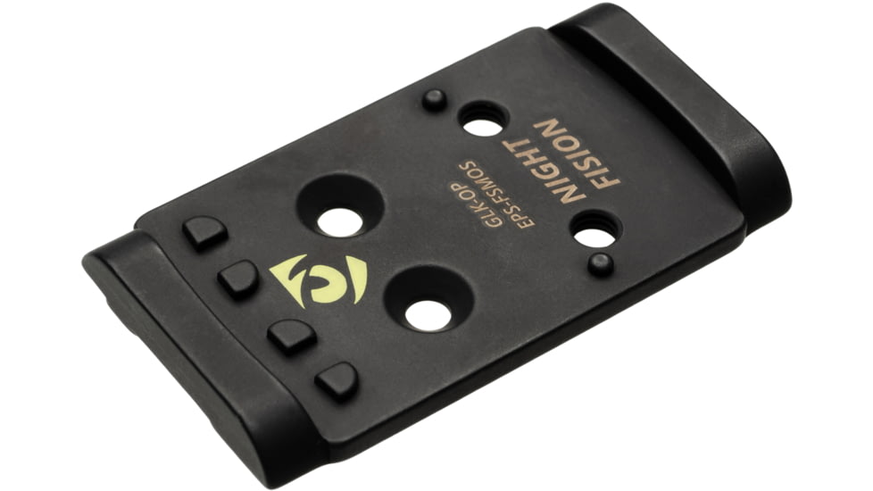 Night Fision EPS to Glock Full Size MOS Optic Mounting Plate, Black, GLK-OP-EPS-FSMOS