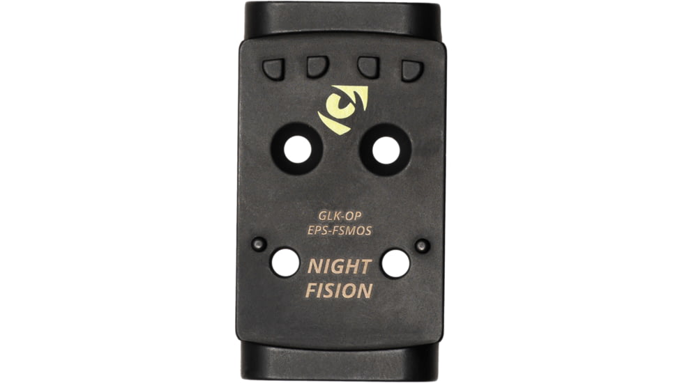Night Fision Holosun EPS Adapter Plate, Glock Mos, Black, GLK-OP-EPS-FSMOS