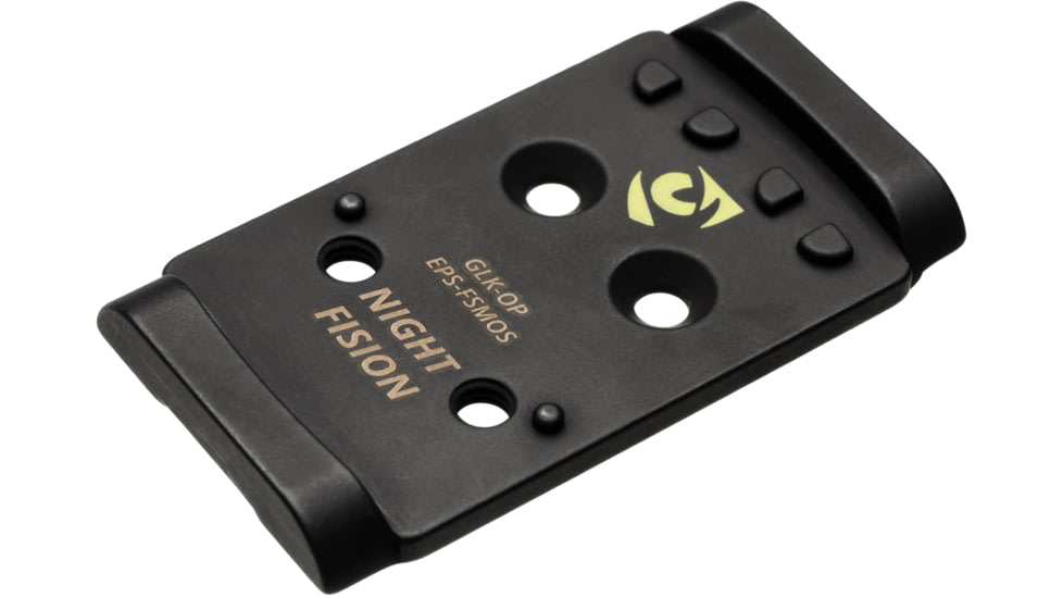 Night Fision EPS to Glock Full Size MOS Optic Mounting Plate, Black, GLK-OP-EPS-FSMOS