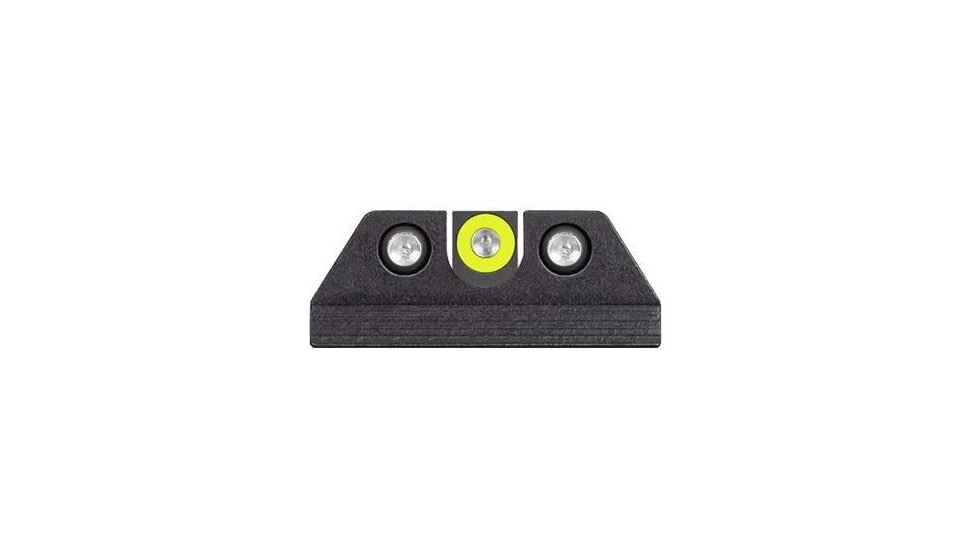 Night Fision Standard Height Night Sight Set, Mossberg MC1sc/MC2/MC2c, Yellow Front Ring, U Notch Rear, MBG-352-007-YGZG