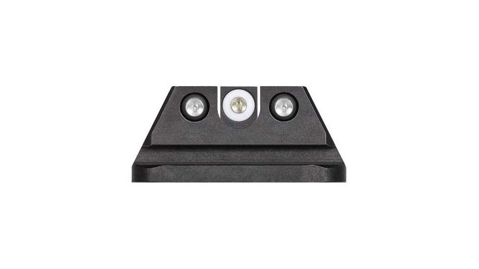 Night Fision Standard Height Night Sight Set, Walther PPQ/PDP/PPQ M2, White Front Ring, U Notch Rear, WAL-276-007-WGZG