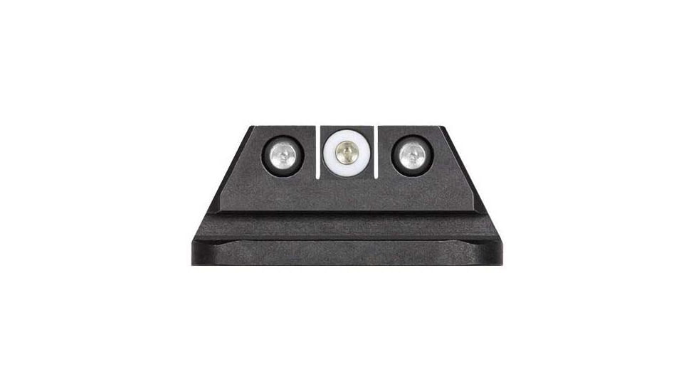 Night Fision Standard Height Night Sight Set, Walther PPQ/PDP/PPQ M2, White Front Ring, WAL-276-003-WGZG