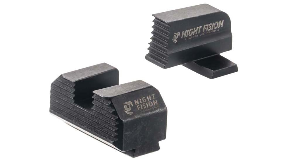 Night Fision Optic Plate + Blacked Out Sights Combo 507K to Springfield Hellcat, Black, SPR-OPBS-507K-HC-ZXZX