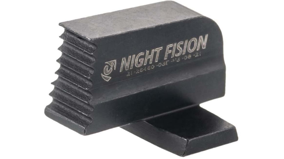 Night Fision Optic Plate + Blacked Out Sights Combo 507K to Springfield Hellcat, Black, SPR-OPBS-507K-HC-ZXZX