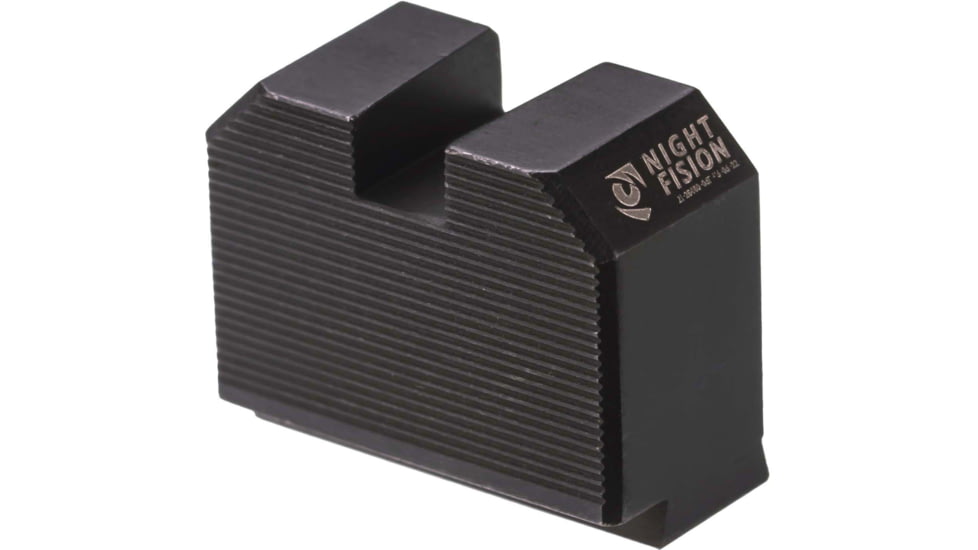 Night Fision Optic Plate + Blacked Out Sights Combo DPP/Romeo Pro to Glock Full Size MOS, Black, GLK-OPBS-DPP-MOS-ZXZX