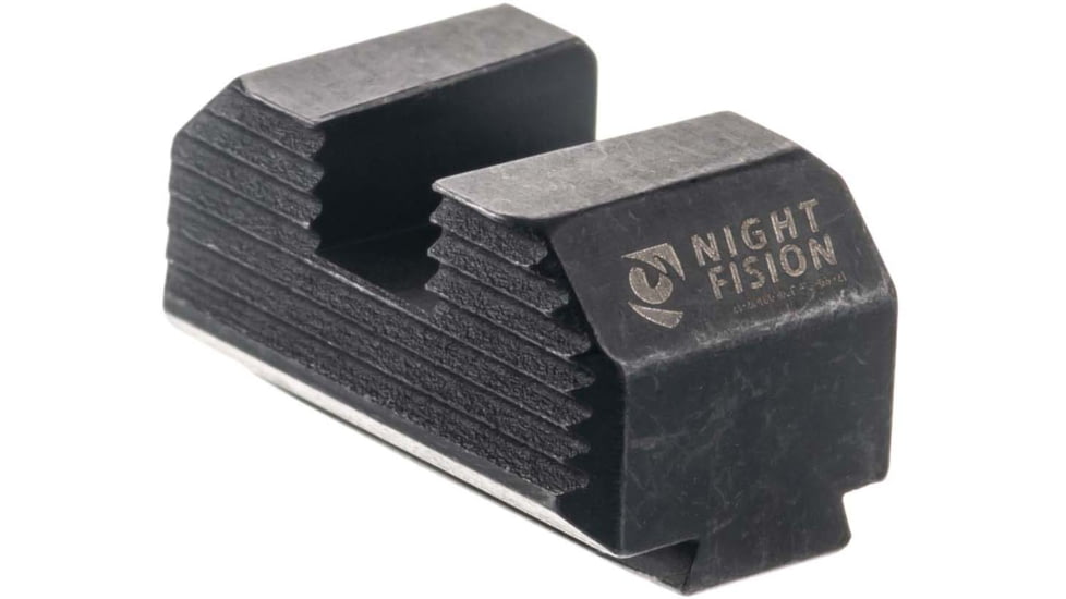 Night Fision Optic Plate + Tritium Ylw Front Sight Combo 507k to Springfield Hellcat, Black, SPR-OPBS-507K-HC-YGZX